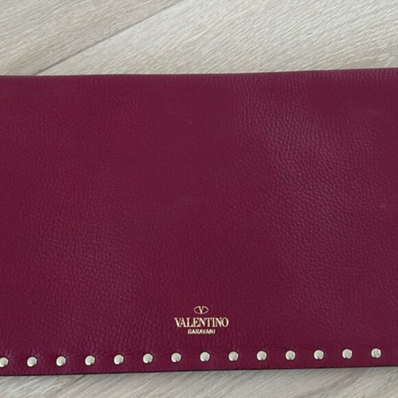 Valentino Garavani Rockstud Large Envelope Clutch Bag - Picture 4 of 6